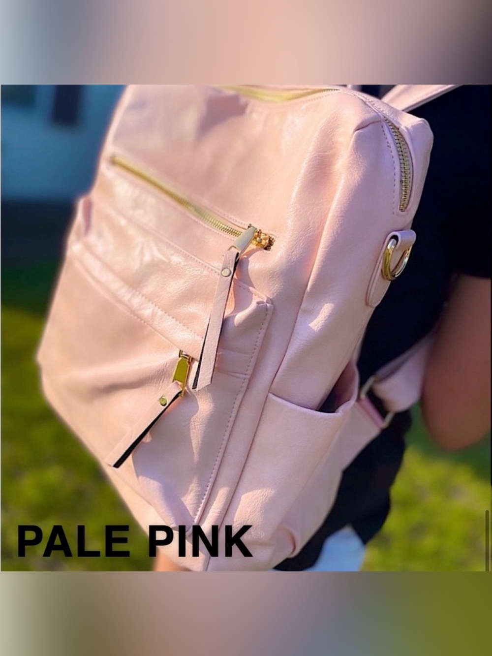🆕🩷CLASSY CLOTH: PALE PINK Backpack